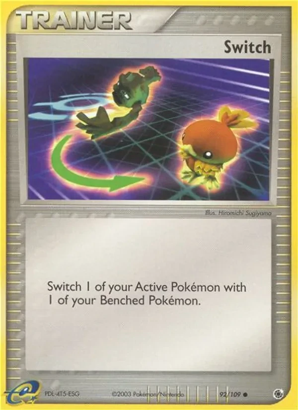 Switch 92/109 Ruby & Sapphire Pokémon card