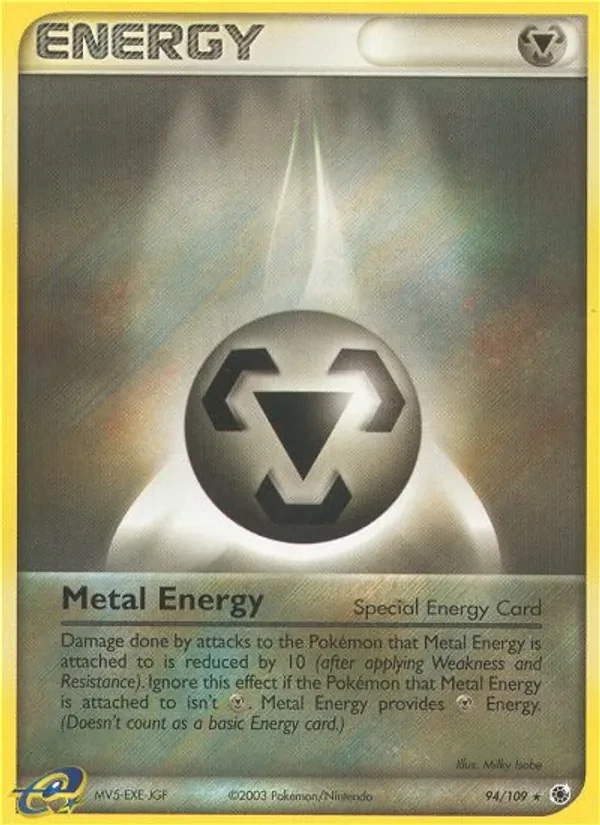 Metal Energy 94/109 Ruby & Sapphire Pokémon card