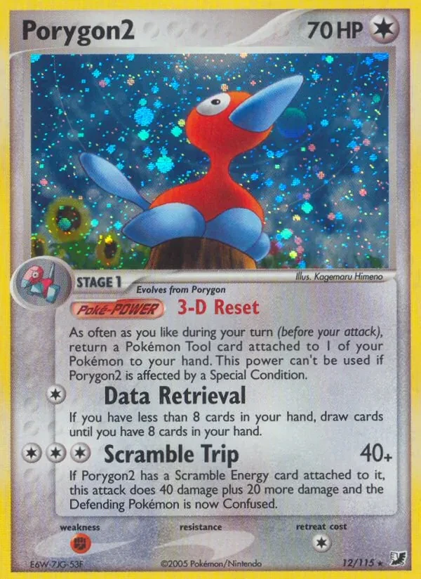 Porygon2 12/115 Unseen Forces Pokémon card