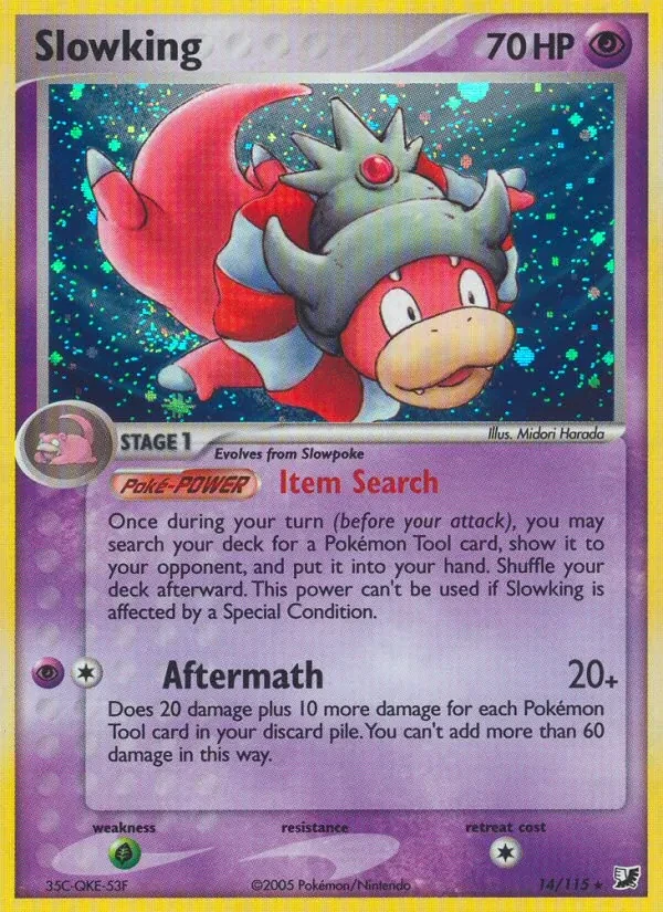Slowking 14/115 Unseen Forces Pokémon card