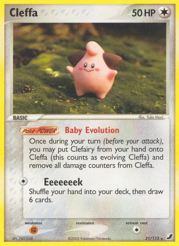 Carta Pokémon Cleffa 21/115 Unseen Forces