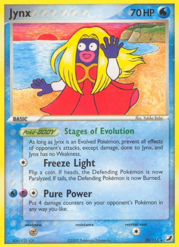 Jynx 28/115 Unseen Forces Pokémon card