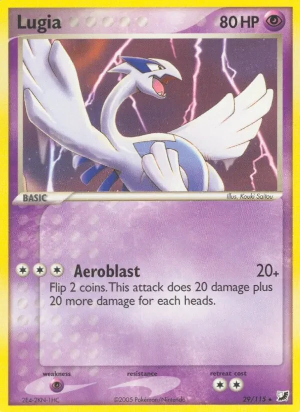 Lugia 29/115 Unseen Forces Pokémon Karte