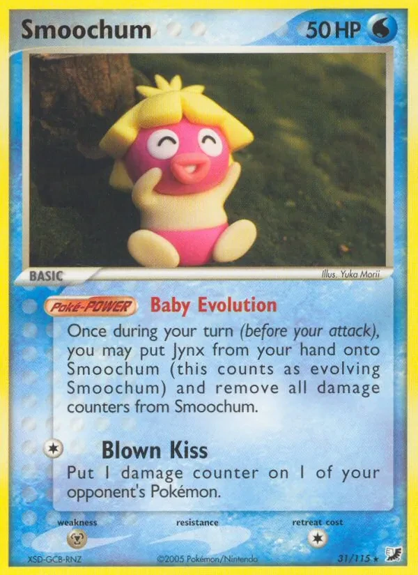 Smoochum 31/115 Unseen Forces Pokémon card