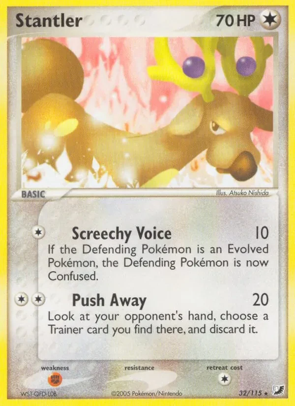 Stantler 32/115 Unseen Forces Pokémon card