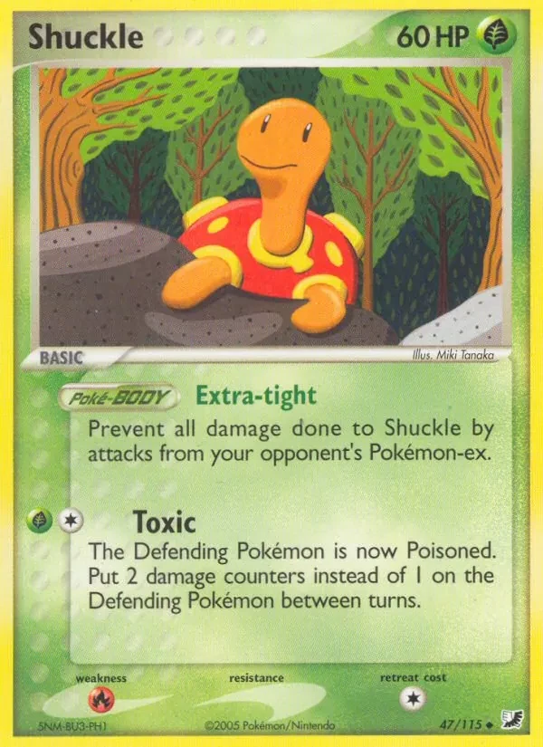 Carte Pokémon Shuckle 47/115 Unseen Forces