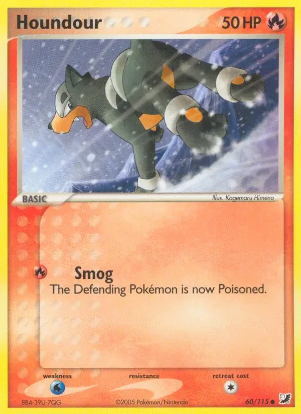 Houndour 60/115 Unseen Forces Pokémon card