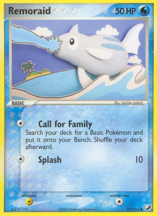 Remoraid 71/115 Unseen Forces Pokémon card