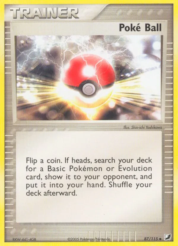 Poké Ball 87/115 Unseen Forces Pokémon card