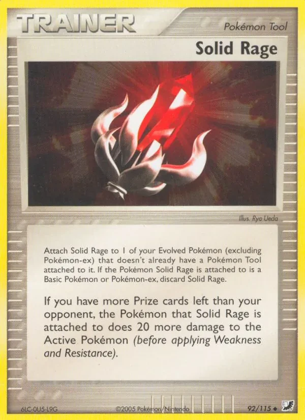 Solid Rage 92/115 Unseen Forces Pokémon card