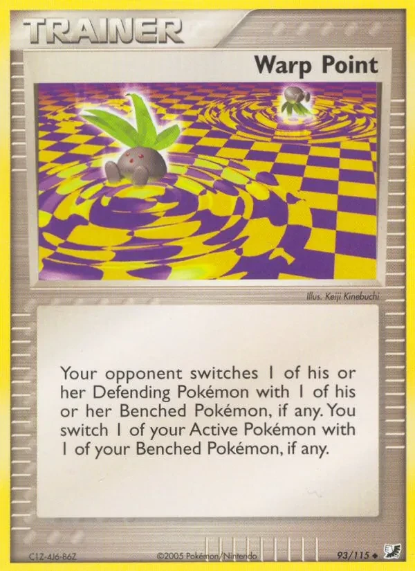 Warp Point 93/115 Unseen Forces Pokémon card