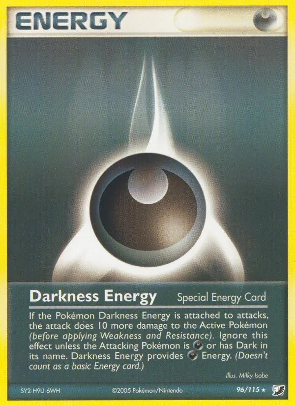 Darkness Energy 96/115 Unseen Forces Pokémon card
