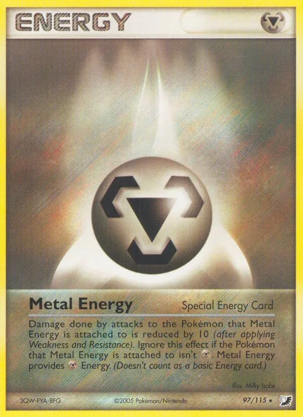 Metal Energy 97/115 Unseen Forces Pokémon card