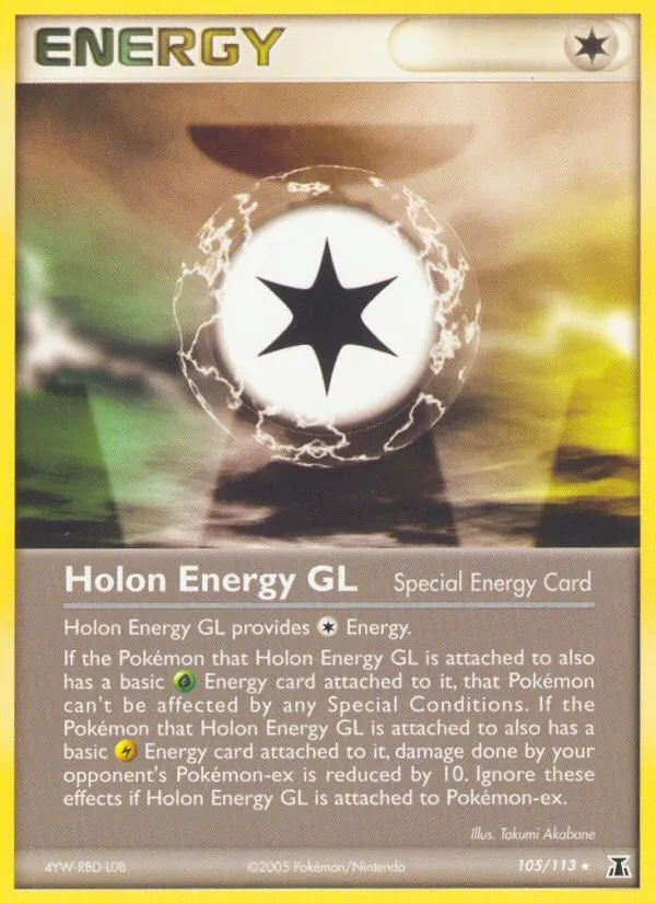 Holon Energy GL 105/113 Delta Species Pokémon Karte