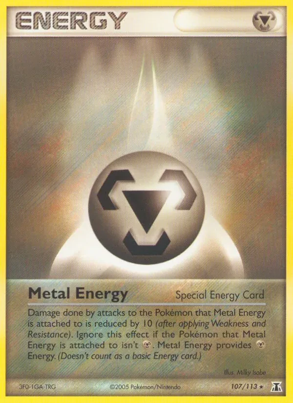 Metal Energy 107/113 Delta Species Pokémon Karte