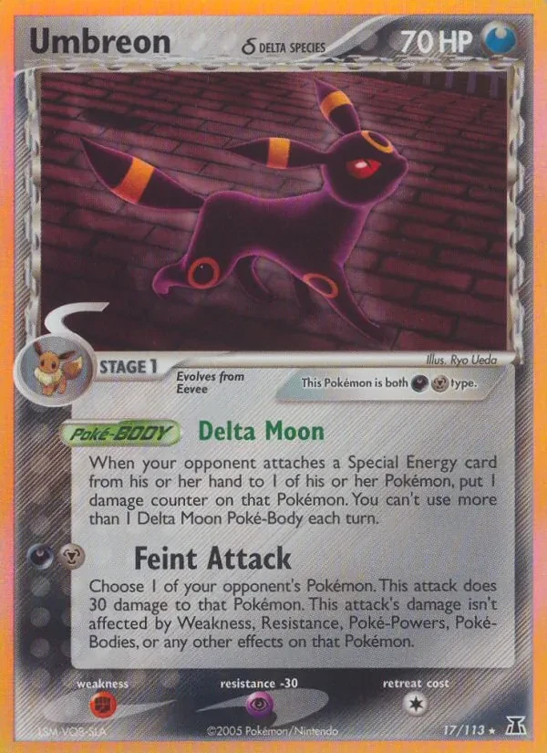 Umbreon δ 17/113 Delta Species Pokémon card