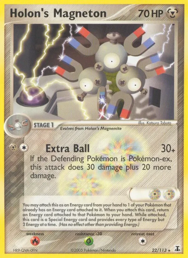 Holon's Magneton 22/113 Delta Species Pokémon card
