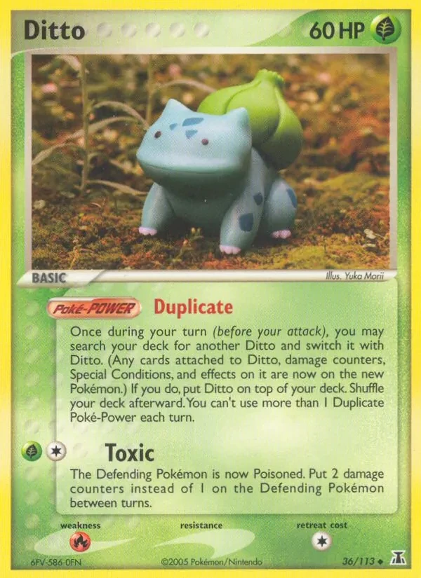 Ditto 36/113 Delta Species Pokémon card