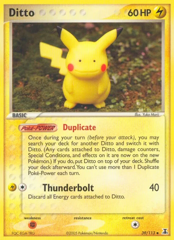 Ditto 39/113 Delta Species Pokémon card