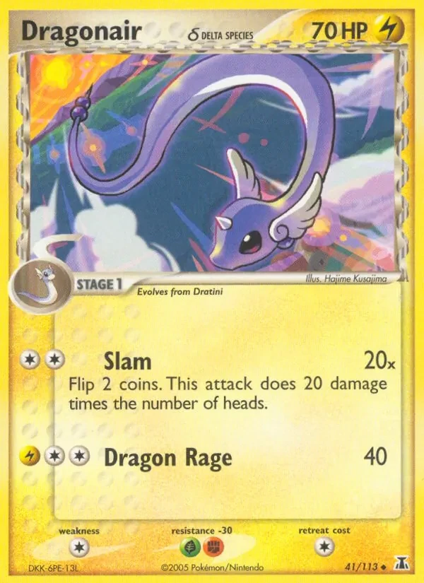 Dragonair δ 41/113 Delta Species Pokémon card