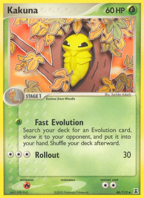 Kakuna 46/113 Delta Species Pokémon card