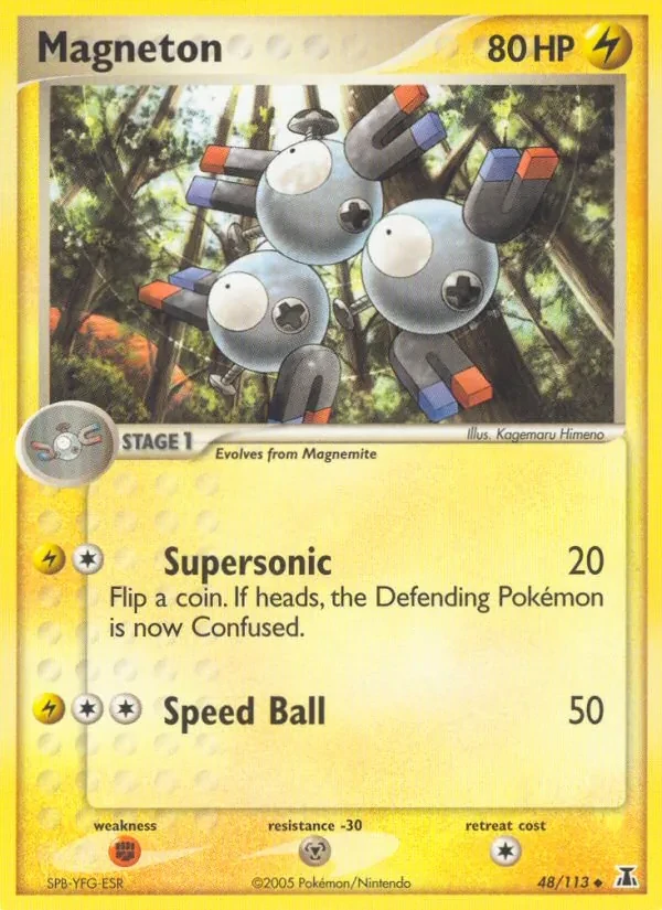 Magneton 48/113 Delta Species Pokémon card