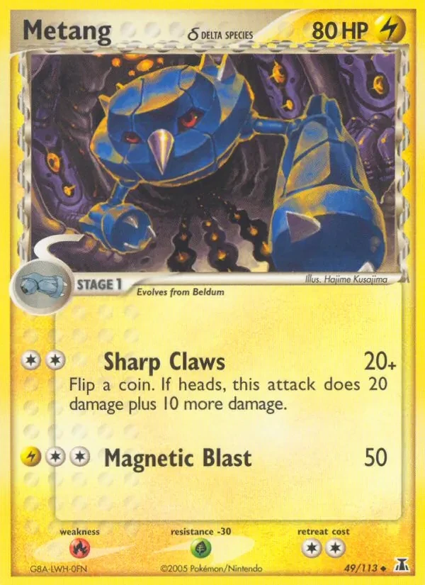 Carta Pokémon Metang δ 49/113 Delta Species