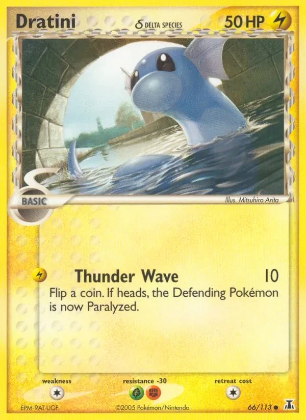 Dratini δ 66/113 Delta Species Pokémon card