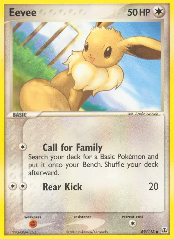 Eevee 69/113 Delta Species Pokémon card