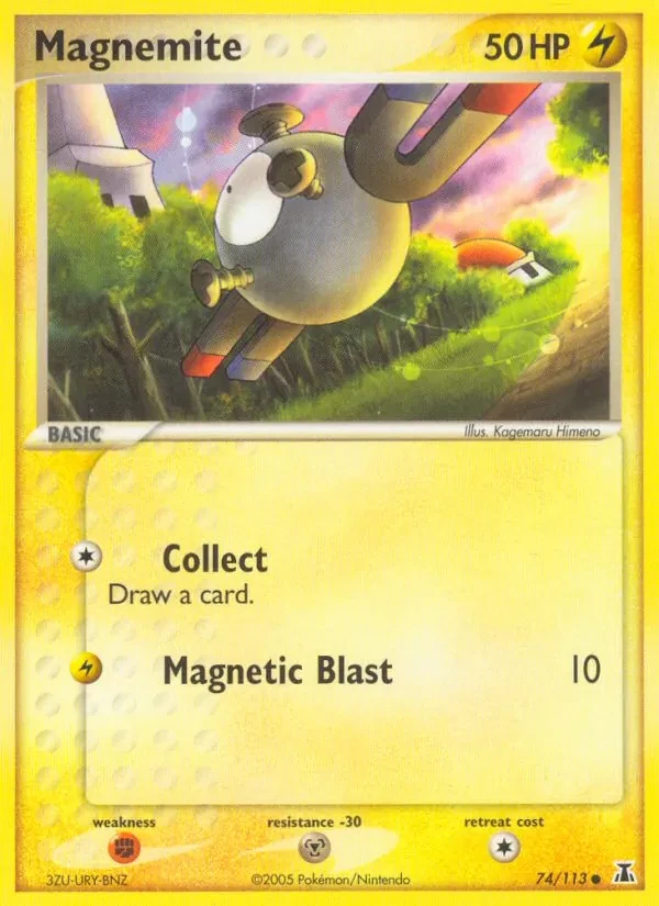 Magnemite 74/113 Delta Species Pokémon card