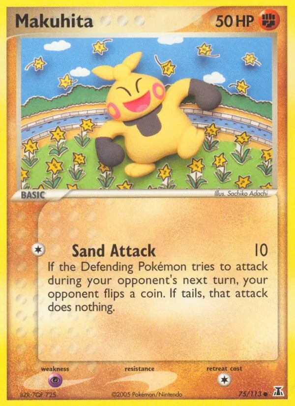Makuhita 75/113 Delta Species Pokémon card