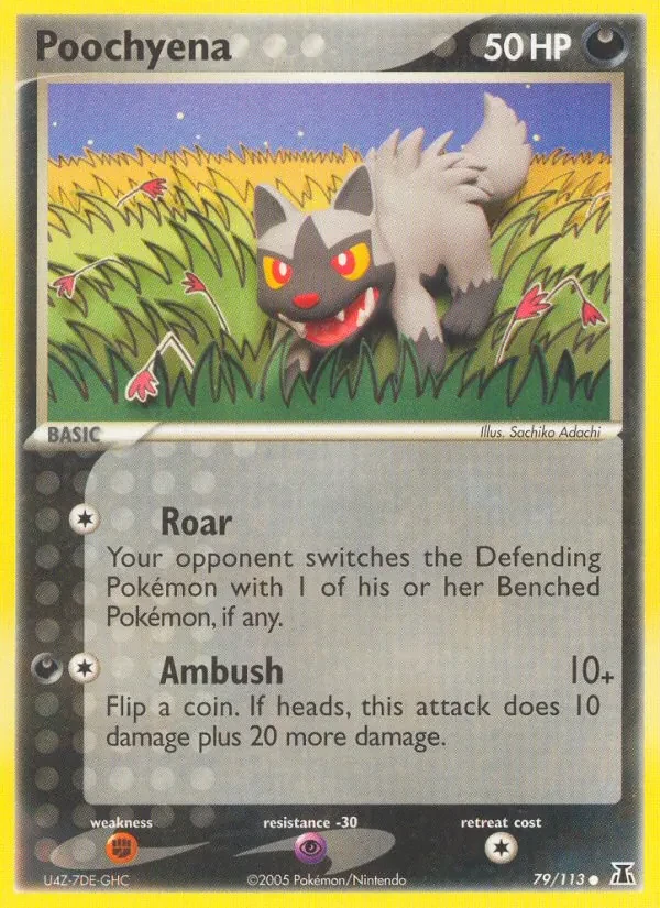 Poochyena 79/113 Delta Species Pokémon card