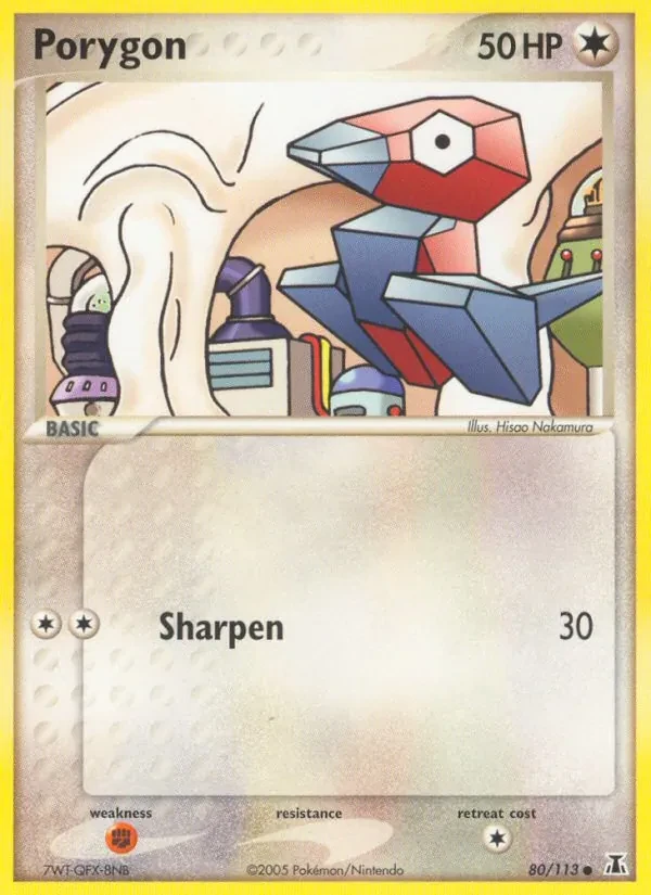 Porygon 80/113 Delta Species Pokémon card
