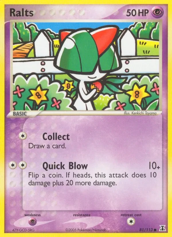 Ralts 81/113 Delta Species Pokémon card