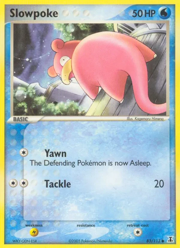 Slowpoke 83/113 Delta Species Pokémon card