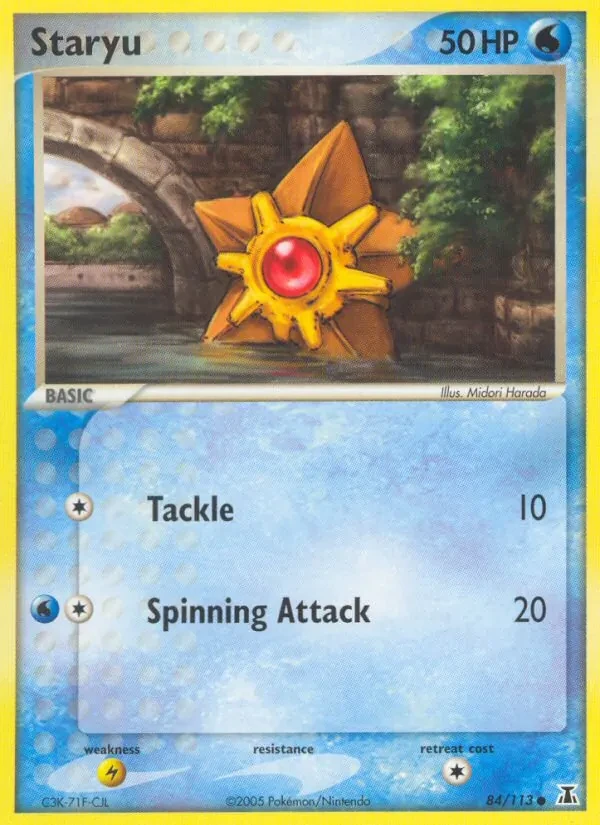 Staryu 84/113 Delta Species Pokémon card