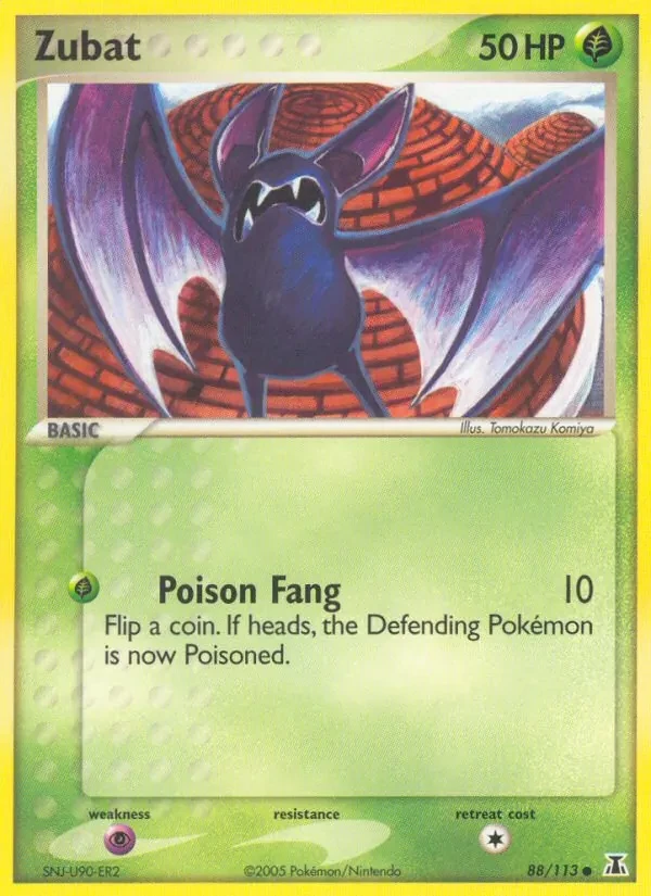 Zubat 88/113 Delta Species Pokémon card