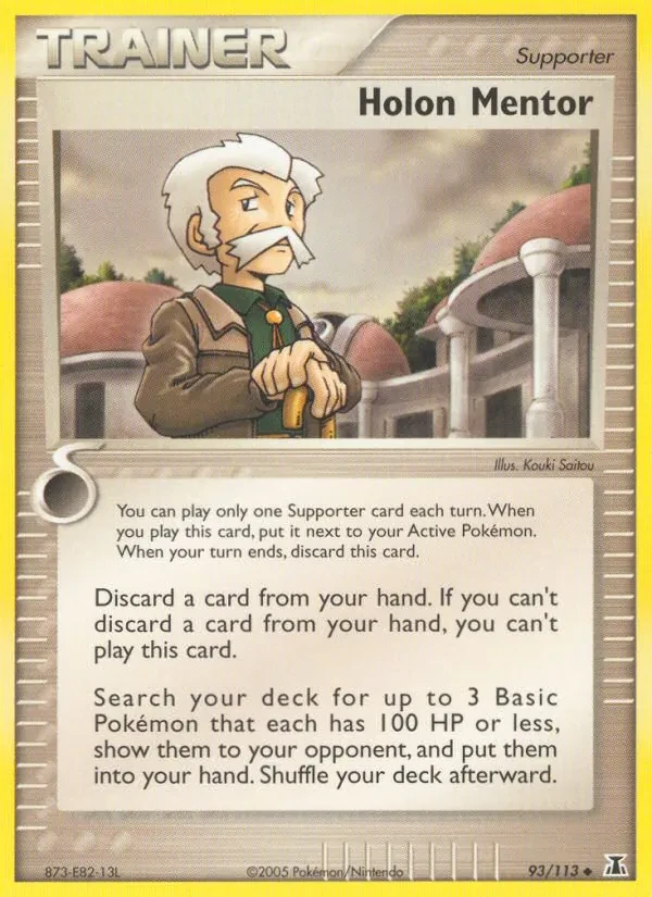 Holon Mentor 93/113 Delta Species Pokémon card