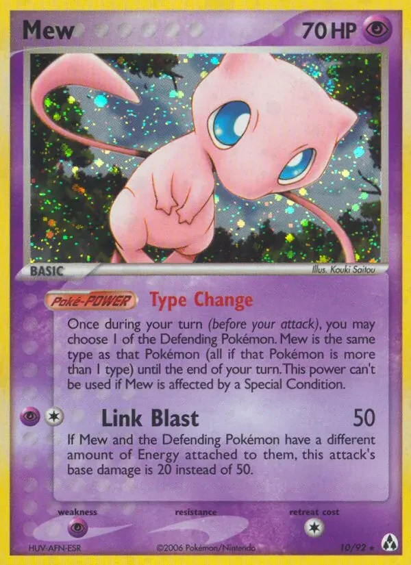 Mew 10/92 Legend Maker Pokémon Karte