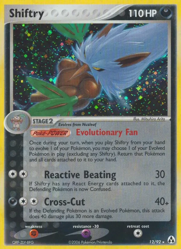 Shiftry 12/92 Legend Maker Pokémon card