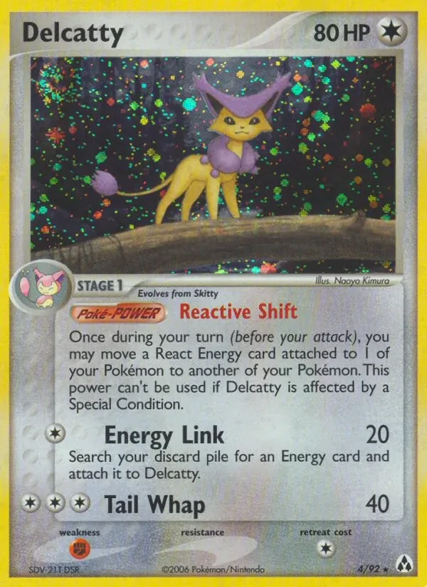 Delcatty 4/92 Legend Maker Pokémon card