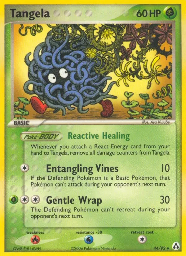 Tangela 44/92 Legend Maker Pokémon Karte