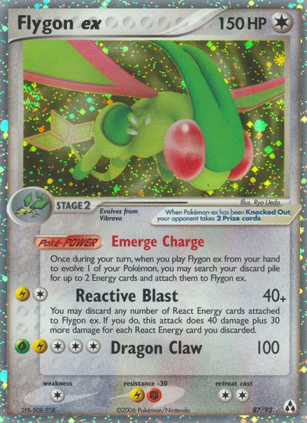 Flygon ex 87/92 Legend Maker Pokémon Karte