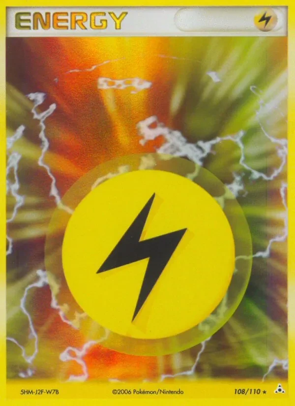 Lightning Energy 108/110 Holon Phantoms Pokémon card