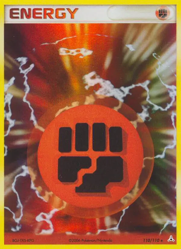 Fighting Energy 110/110 Holon Phantoms Pokémon card