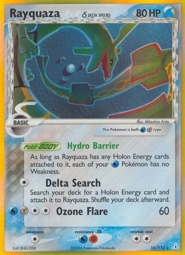 Rayquaza δ 16/110 Holon Phantoms Pokémon Karte