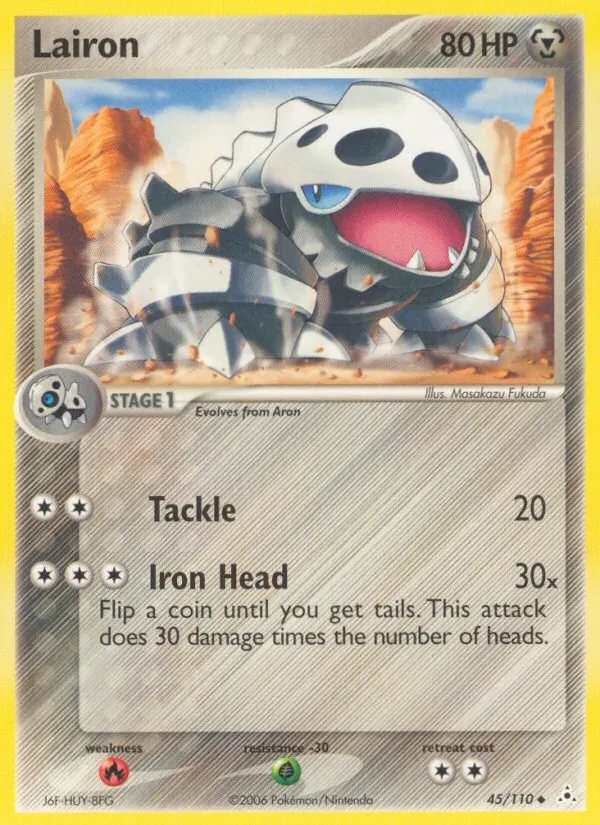 Lairon 45/110 Holon Phantoms Pokémon card
