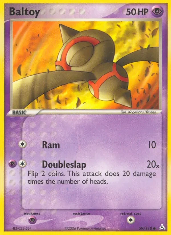 Baltoy 59/110 Holon Phantoms Pokémon card