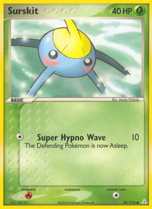 Surskit 82/110 Holon Phantoms Pokémon card
