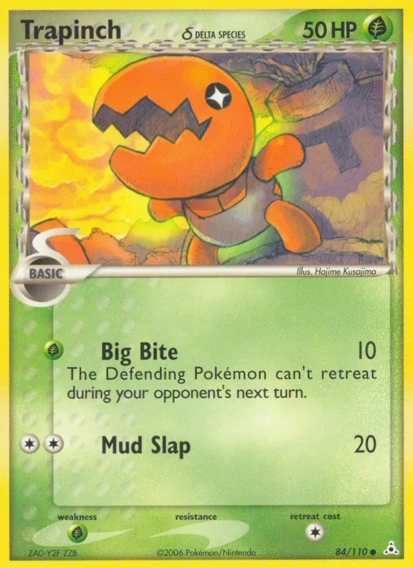 Trapinch δ 84/110 Holon Phantoms Pokémon card